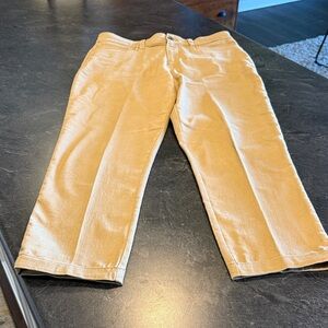 St. John's Bay Cropped Ankle Pants in Camel Tan